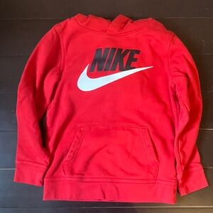 Nike Kids Red Pullover Hoodie